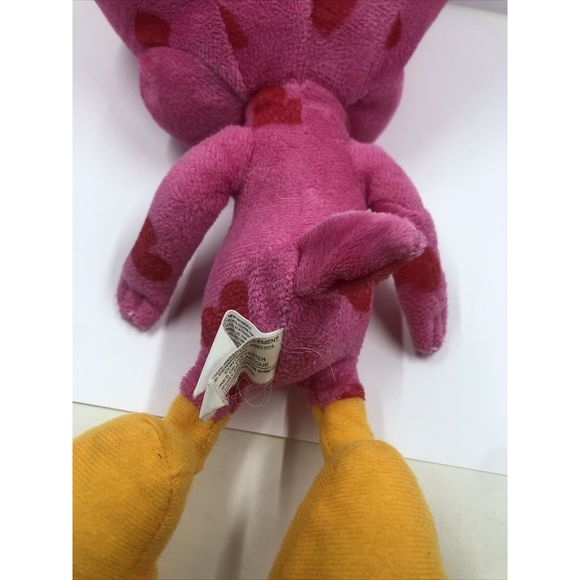 Looney Tunes 12" Tweety Bird Nanco Pink Red Hearts Plush 2012 - Picture 14 of 16